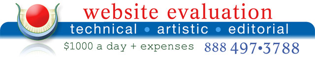 Website Evaluation banner