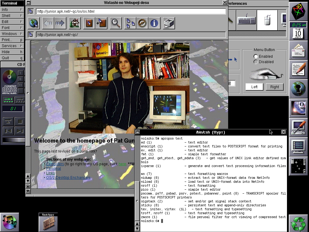 NeXT screen shot